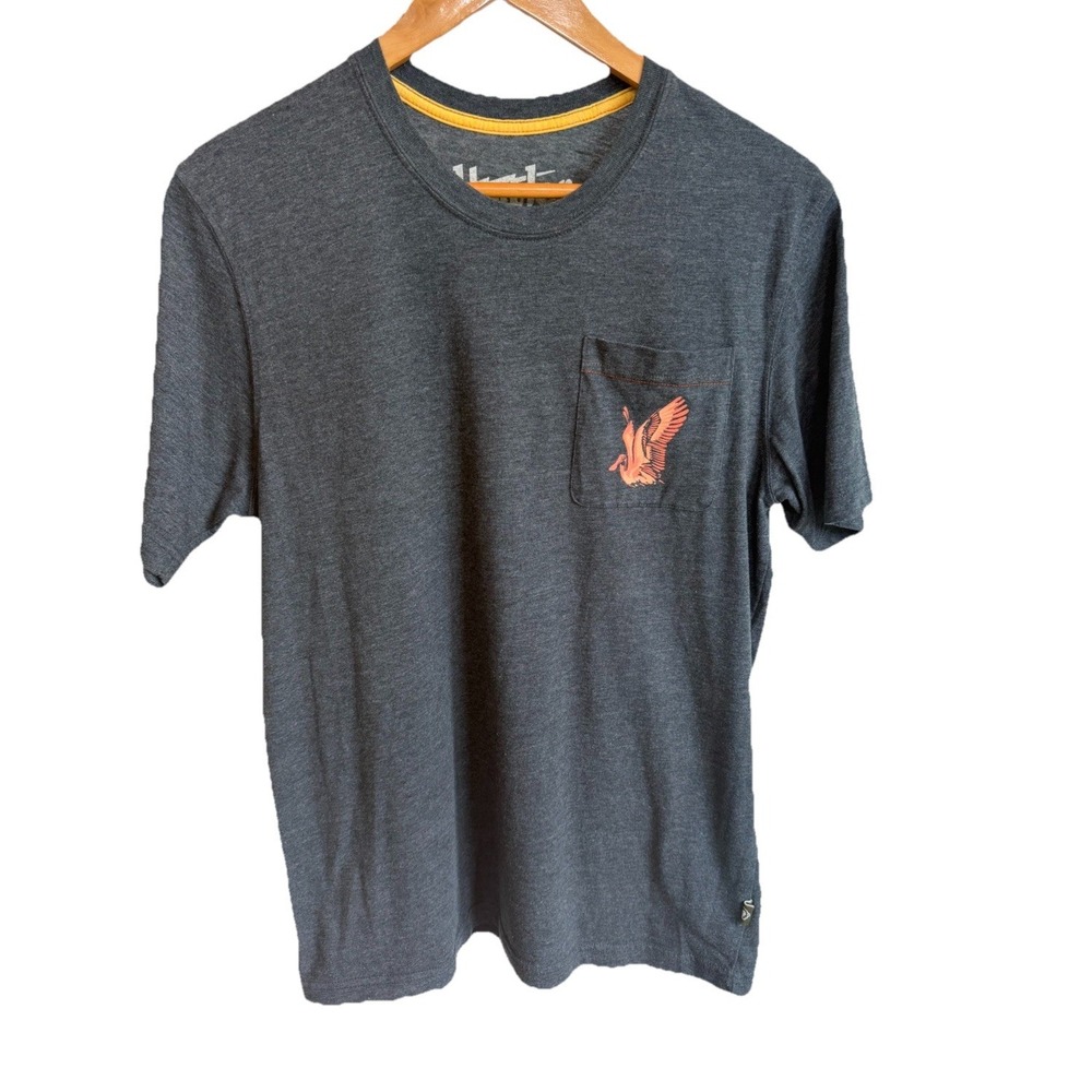 Howler Bros T Shirt Mens Medium Charcoal Gray Tee Logo Short Sleeve Adult